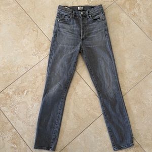 Citizens of Humanity Olivia grey high rise slim Jeans